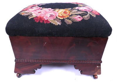 Antique Victorian Foot Stool