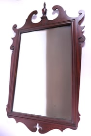 Mahogany Chippendale Style Mirror