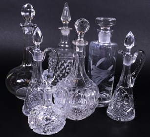 Glass Decanters and Carafes