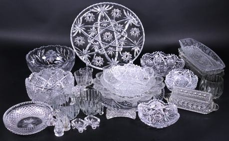 Two Boxes of Glass Hostessware