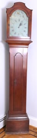 Antique Bonnet Top Tall Case Clock