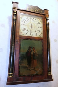 Splat and Column Wall Clock