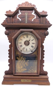 Seth Thomas Kitchen Clock with Thermometer