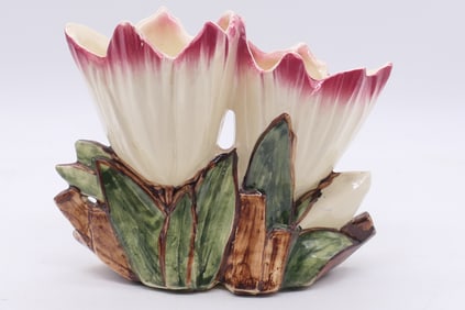 Pair of 1940's McCoy Lily Bookends