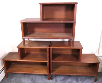 Three Bookshelf End Tables