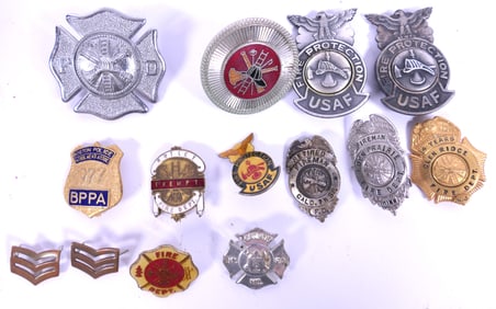 Firefighter Pins and Badges