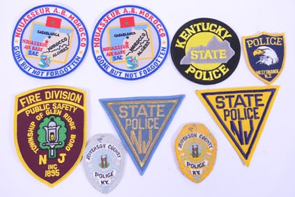Police Patches Including Kentucky