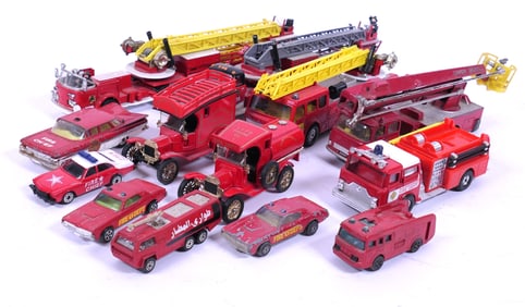 Corgi and Corgi Jr. Fire Trucks