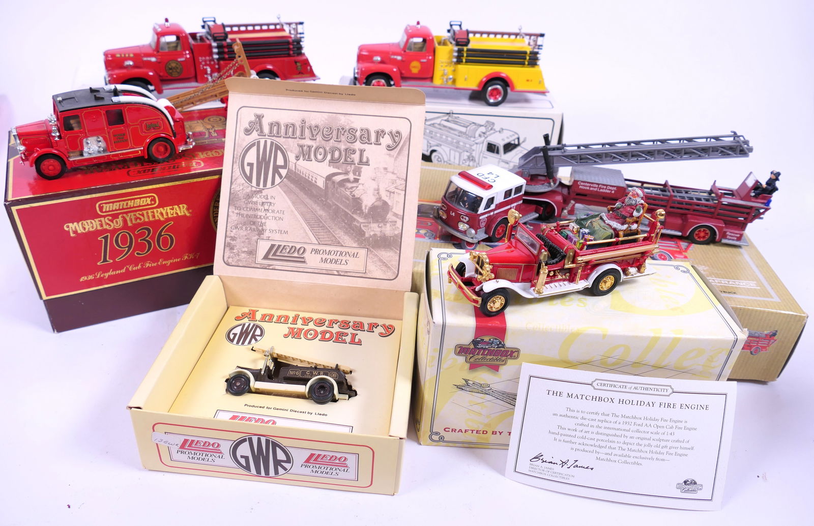 Six Fire Trucks in Boxes (1 of 9)
