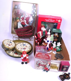 Two Boxes of Christmas Decor