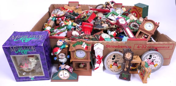 Clock Based Christmas Ornaments