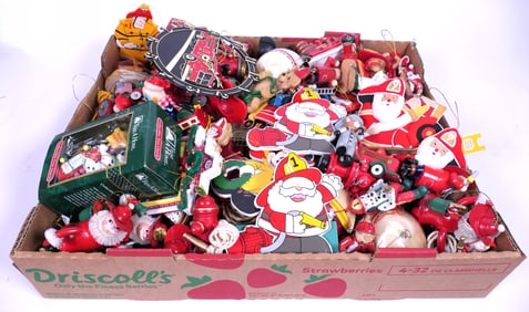 Fire Fighter Themed Christmas Ornaments