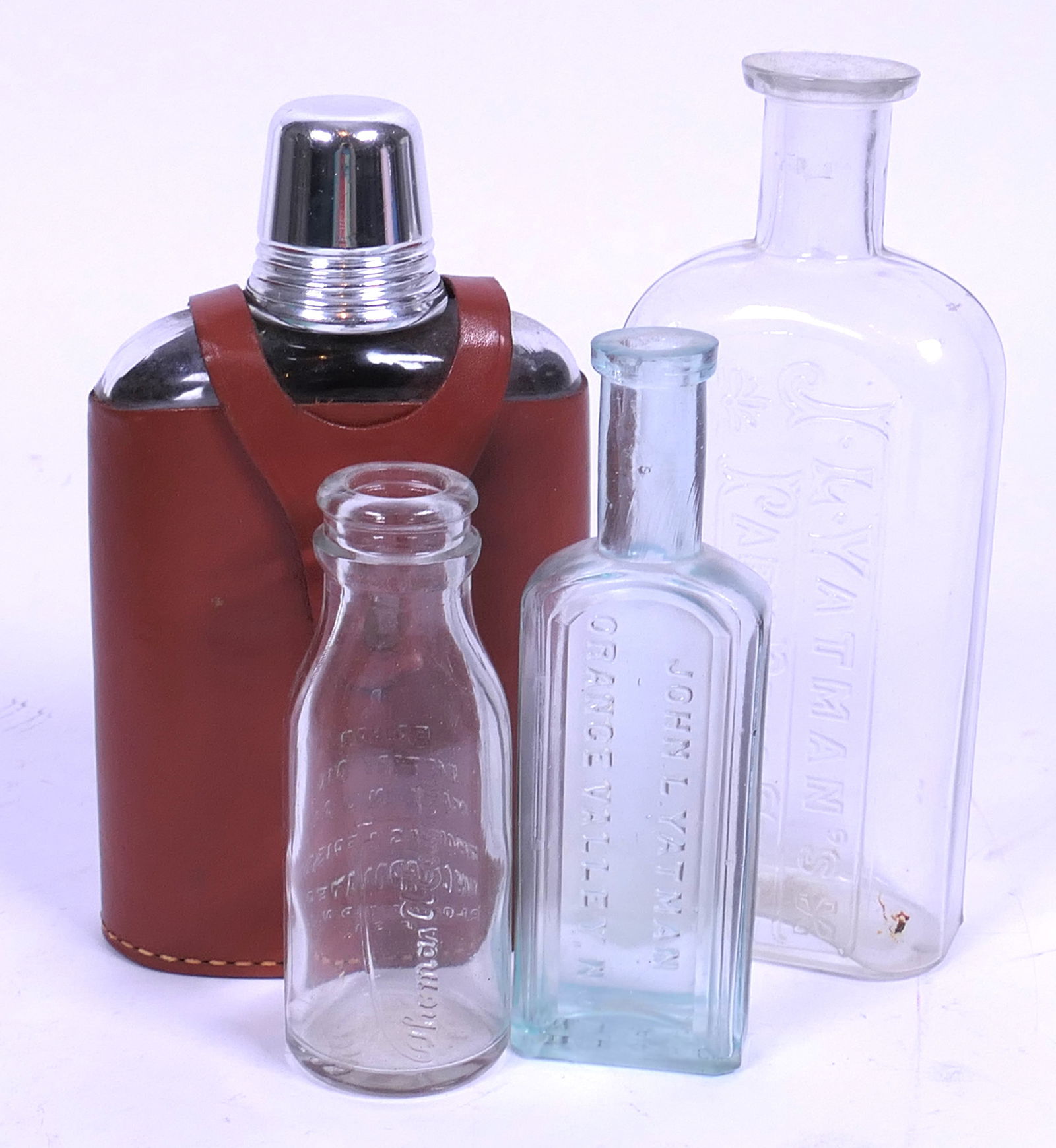 Vintage Bottles and Flask (1 of 6)
