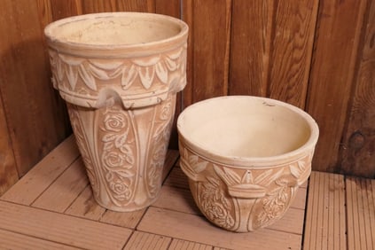 Two Terracotta Pots