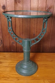 Antique Cast Metal Water Heater Stand