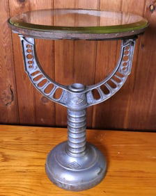 Antique Cast Metal Water Heater Stand