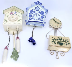 Three Scandinavian Influenced Wall Pocket