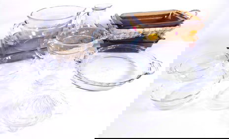 Two Boxes of Glass Kitchenware