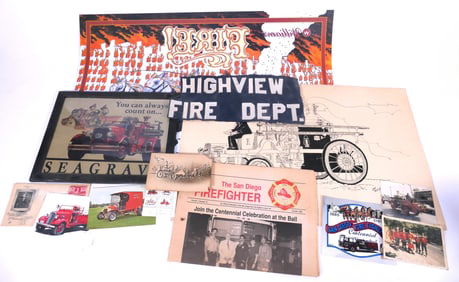 Fire Fighters Ephemera