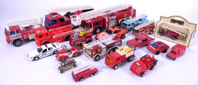 Fire Truck and Car Collection