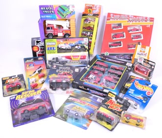 Unopened Fire Trucks and Rescue Vehicles