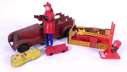 Vintage Fire Fighter Toys