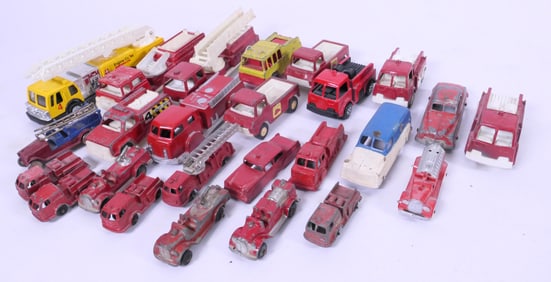 Tootsie and Midge Toys Fire Trucks