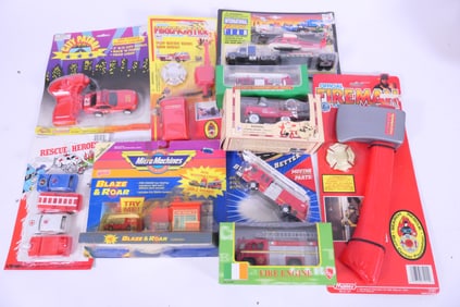 Unopened Fire Trucks and Rescue Vehicles