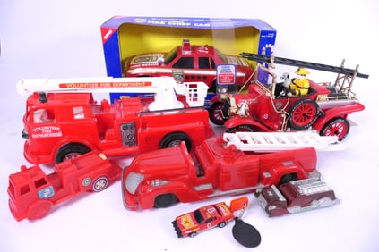 Vintage Plastic Fire Trucks