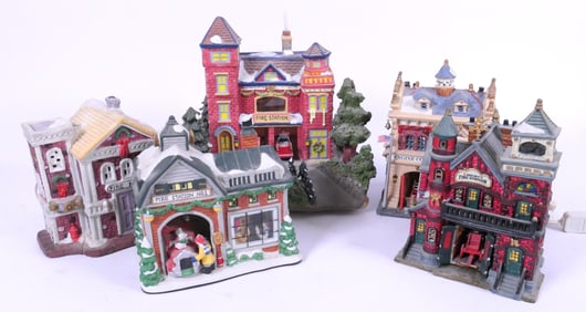 Fire Fighter Christmas Buildings