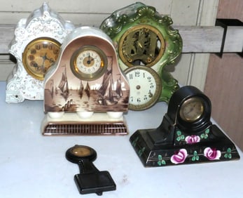 Five Incomplete Clocks