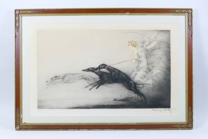 "Vitesse" Original Etching by Louis Icart