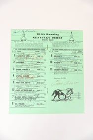 Original 1978 All-Signature Kentucky Derby Program