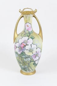 Hand-Painted Nippon Floral Vase