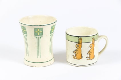 Two Ceramic Roseville Pieces