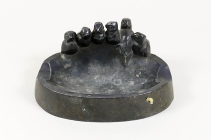 Cast Metal Birdy Ashtray