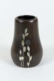 Heintz Sterling on Bronze Vase