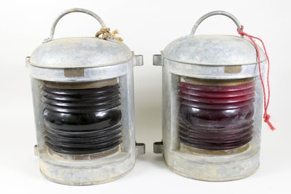 Two Large Tugboat Lights