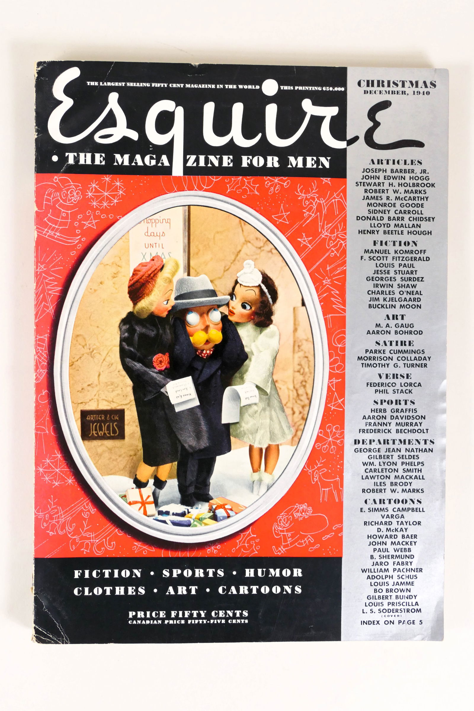 Esquire Magazine Full Varga Calendar Edition December 1940 (1 of 16)