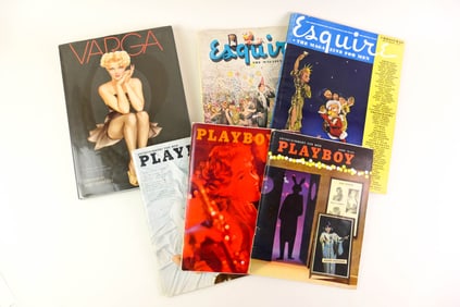 Esquire Magazine Rare Gatefolds 1950's Playboy Varga Lot