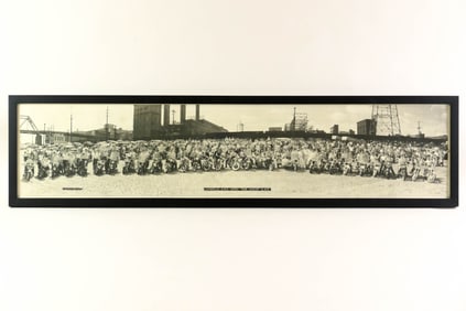 1952 AMA Gypsy Tour Harley Motorcycle Panorama Photograph, Louisville