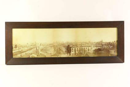 Albumen Photograph of Chicago Fire 1871 by Joshua Smith