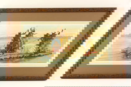 Anheuser-Busch Beer Advertisement Indians Berninghaus