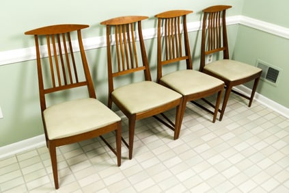 Four Mid-Century Kitchen Chairs