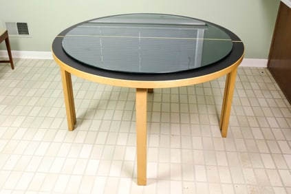 Finnish Design Artek Ralto Demilune Table Pair