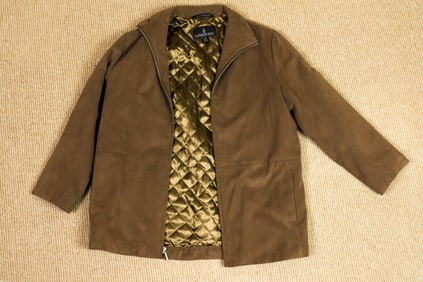 Brown Suede Jacket by London Fog