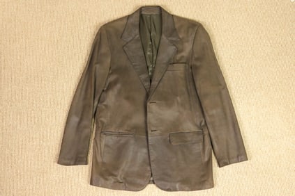 Brown Leather Jacket by Jose Luis