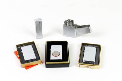 Five Vintage Lighters