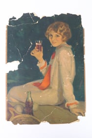 "It Is The Real Thing" Coca-Cola Calendar Topper