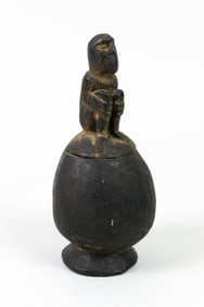 Primitive Carved Trinket Box